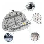 Mesa Plegable Redonda 1.22Mt Base Dividida Casa Viva-1767701004701