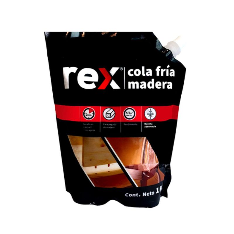 Cola Fría para Madera 1Kg Rex-1767732202221