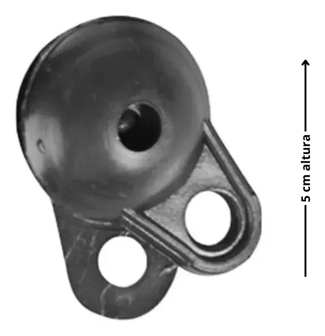 Broche Para Malla Raschel  25 Unidades-1767734266284