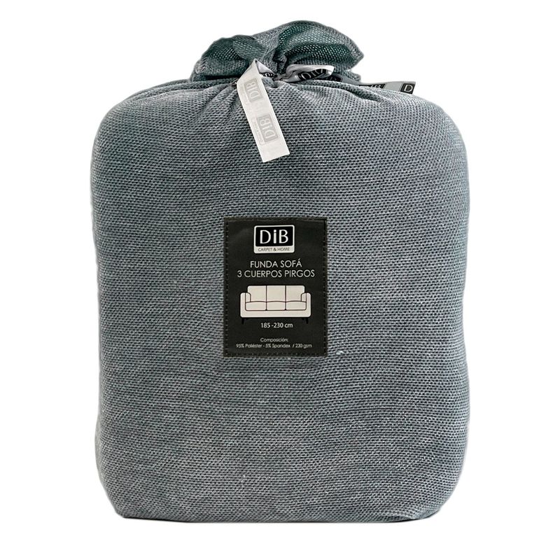 Cubre Sillones 3 Cuerpos Pirgos Gris Dib-1768237263736