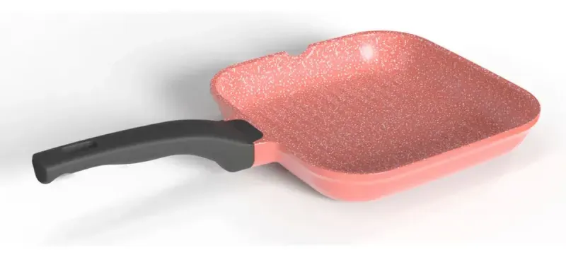 Sarten 28Cm Grill Antiadherente Rosa Bohlier-1768590619665