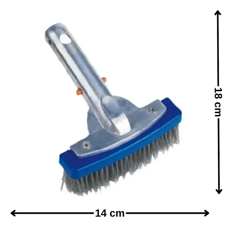 Escobillon Para Piscina Acero Inoxidable 14Cm Con Respaldo Aluminio Bighouse-1768598473684