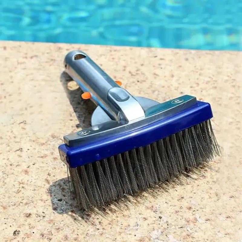 Escobillon Para Piscina Acero Inoxidable 14Cm Con Respaldo Aluminio Bighouse-1768598498404