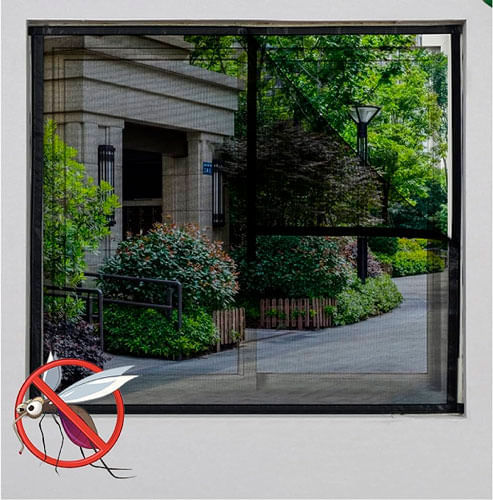 Malla Mosquitera 1.30X1.5Mt Nylon Negro Cerram-1769536179123