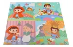 Alfombra Antigolpe Bebe 60X60X0.9Cm Goma Eva 4 Piezas Caperucita Roja Bighouse-1769714264818