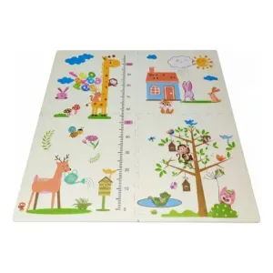 Alfombra Antigolpe Bebe 60X60X0.9Cm Goma Eva 4 Piezas Jirafa Bighouse