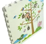 Alfombra Antigolpe Bebe 60X60X0.9Cm Goma Eva 4 Piezas Jirafa Bighouse-1769714352093