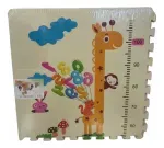 Alfombra Antigolpe Bebe 60X60X0.9Cm Goma Eva 4 Piezas Jirafa Bighouse-1769714357451