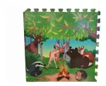 Alfombra Antigolpe Bebe 60X60X0.9Cm Goma Eva 4 Piezas Jungla  Bighouse-1769714378203