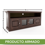 Rack Tv Berlin 1800 Chocolate Insigne-1768237482568
