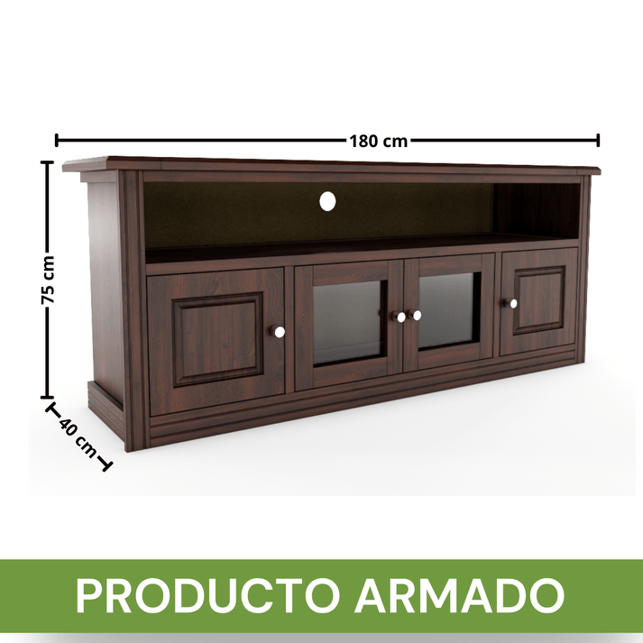 Rack Tv Berlin 1800 Chocolate Insigne-1768237482568