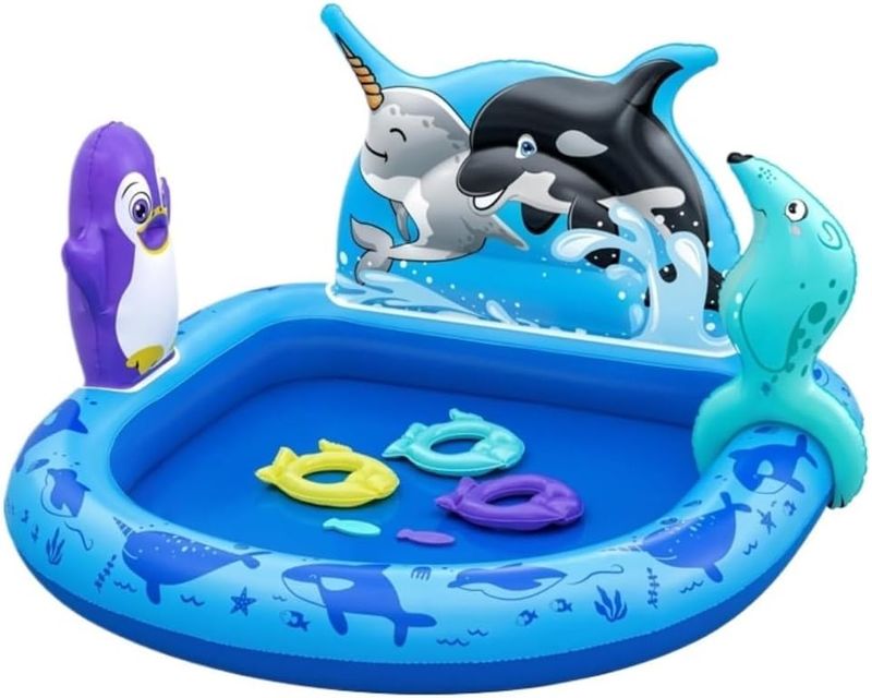 Piscina Inflable Entretencion 134X131X73Cm Ballena-1770294105713