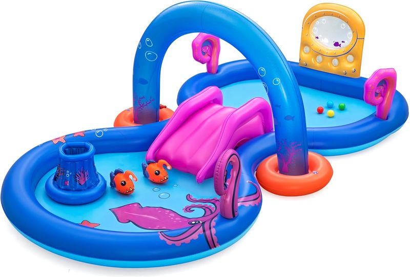 Piscina Inflable Entretencion 330X188X117Cm Pulpo-1770295093359