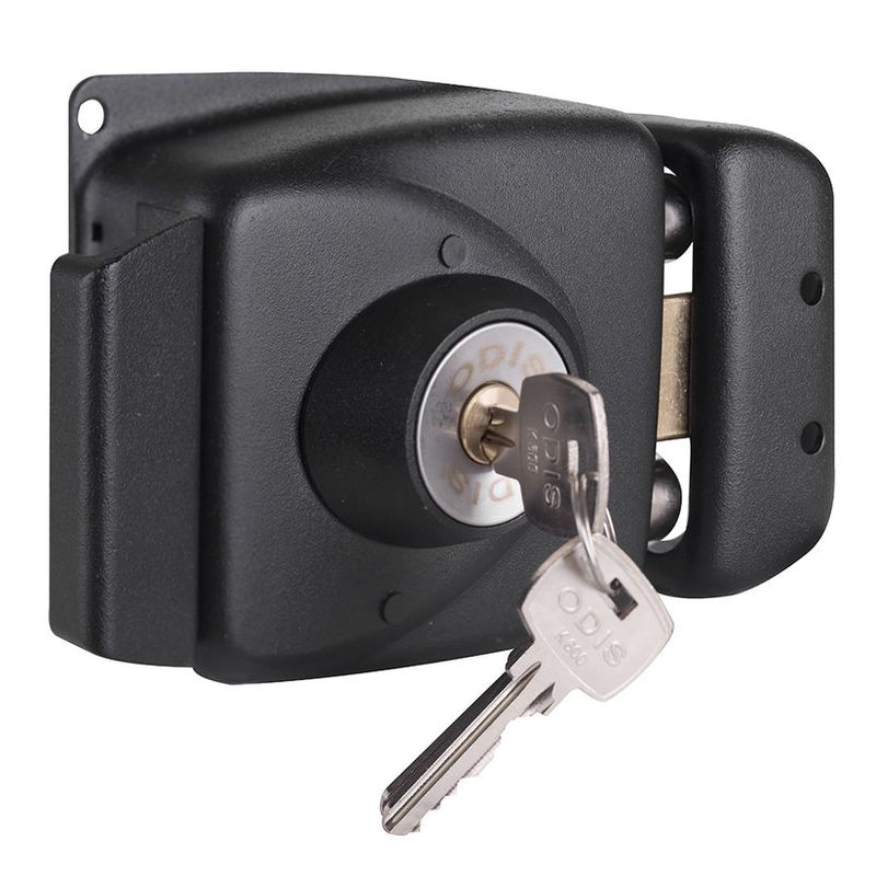 Cerradura Sobreponer Mod 771 Negra-Cafe Odis-1770838828765