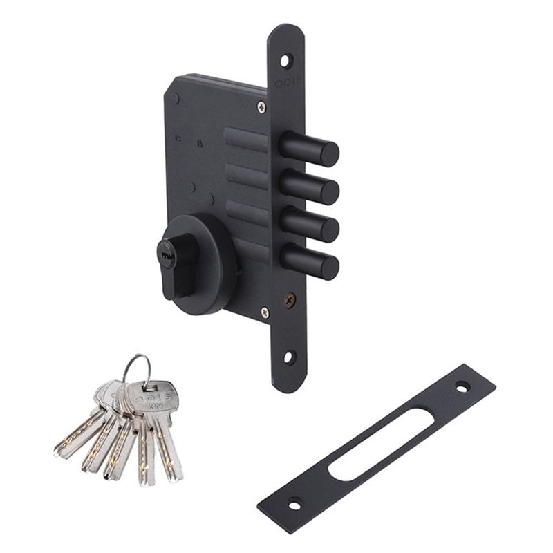 Cerradura Embutir 600 Db Negro Odis-1770904036757