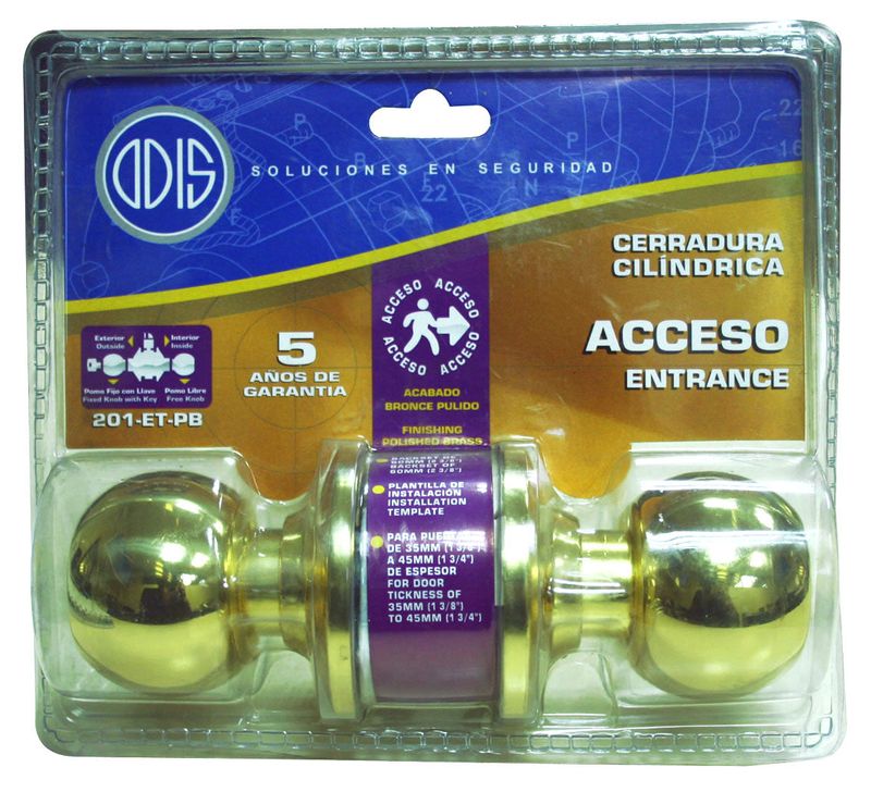 Cerradura Embutir Acceso 201 B-Pulido Odis-1770904228018