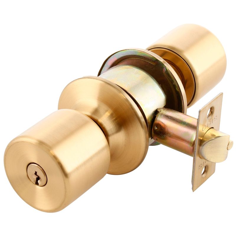 Cerradura Cilindrica Dormitorio Oficina B-Satinado 205-Rm Odis-1770905212090