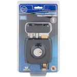 Cerradura Sobrep P/Rejas Mod 323 Negra 30Mm Odis-1770905732514