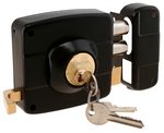 Cerradura Sobreponer M.110/111 Negra Con Cj Para Reja Oister-1770906144010