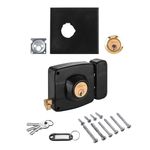 Cerradura Sobreponer M.110/111 Negra Con Cj Para Reja Oister-1770906147967