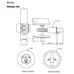 Cerrojo Llave/Seguro 501 Ac Inox Odis-1770907313764
