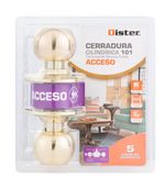 Cerradura Cilindrica 101 Acceso Bronce Pulido Oister-1770908215386