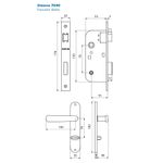 Cerradura Embutida Dormitorio Negra Simona Odis-1770909045267