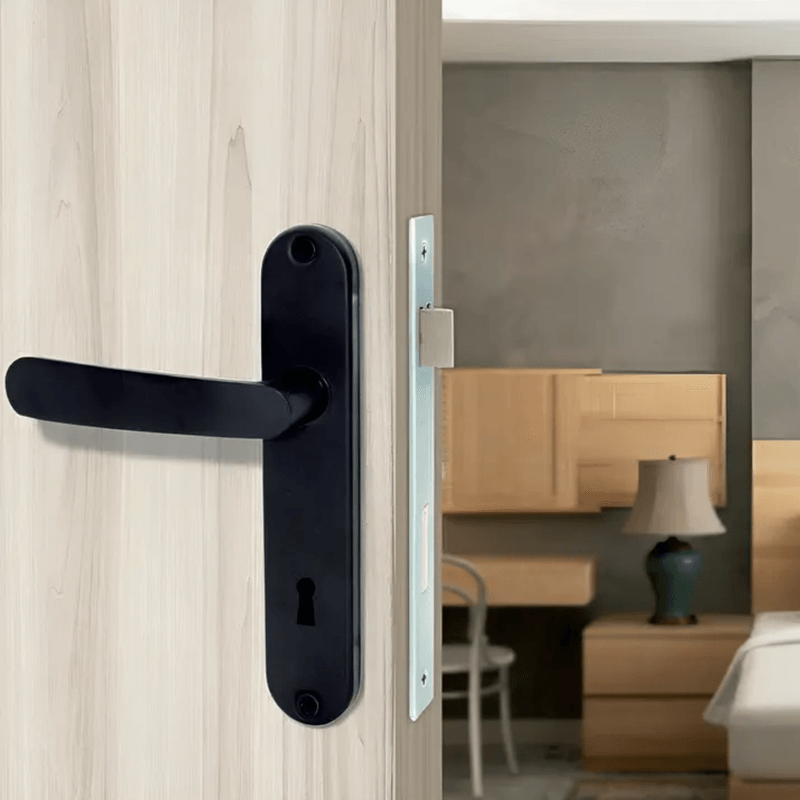 Cerradura Embutida Dormitorio Negra Simona Odis-1770909004586