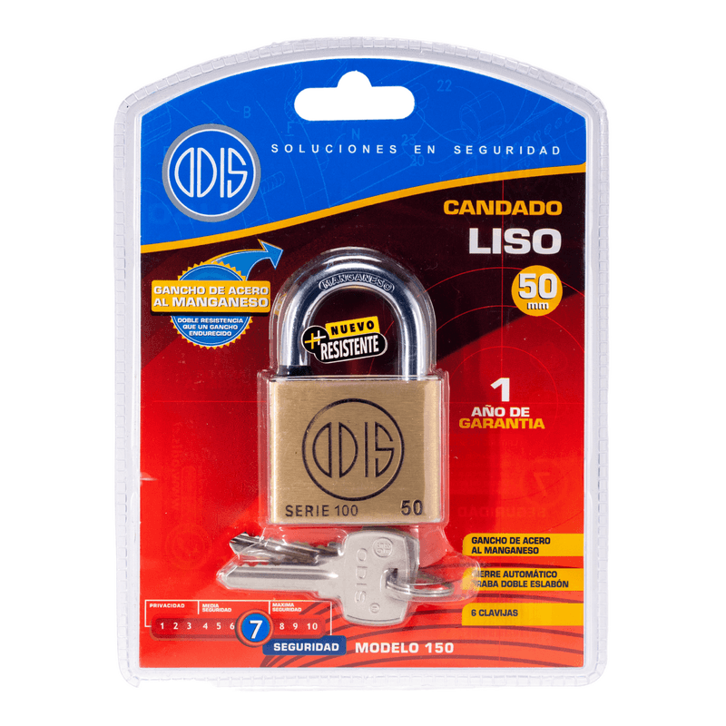 Candado 50Mm Liso Mod150 Odis-1770910821645