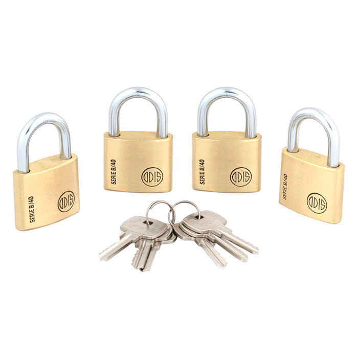 Candado Igualado B40 4Unidades Odis-1770911250078