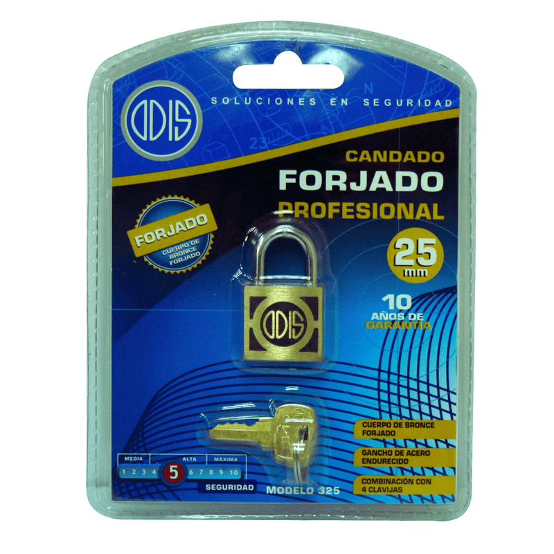Candado 25Mm Bce.Forj.Profes.Mod.325 Odis-1770911490027