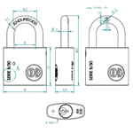 Candado 30Mm Odis-1770912364782
