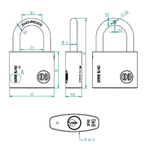 Candado 40Mm Odis-1770912477473