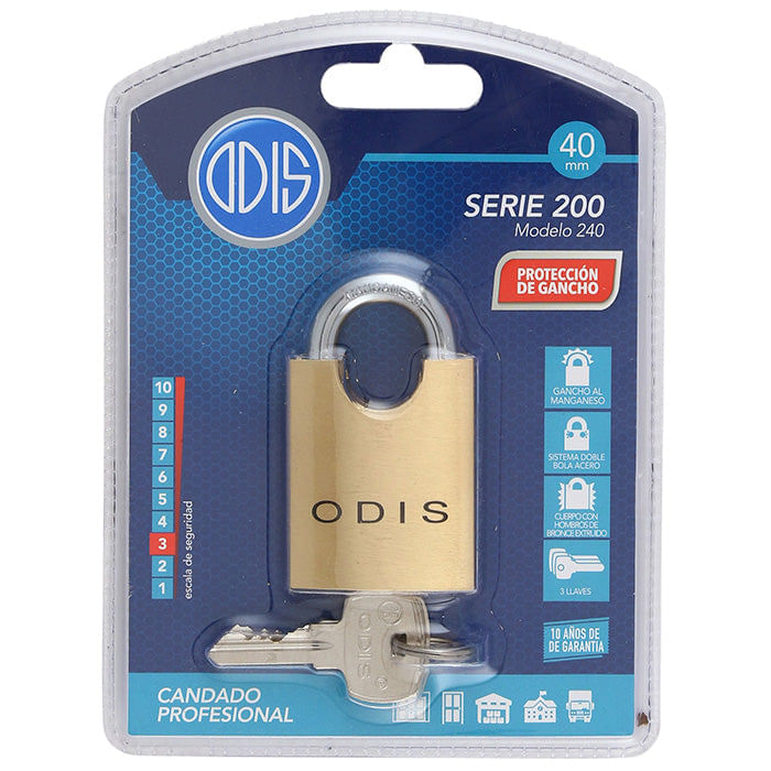 Candado 40Mm Profesional Mod-240 Odis-1770913422441