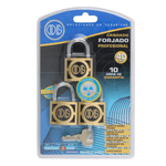 Candado Forjado 40Mm 3 Unidades Modelo 340 Odis-1770913664746