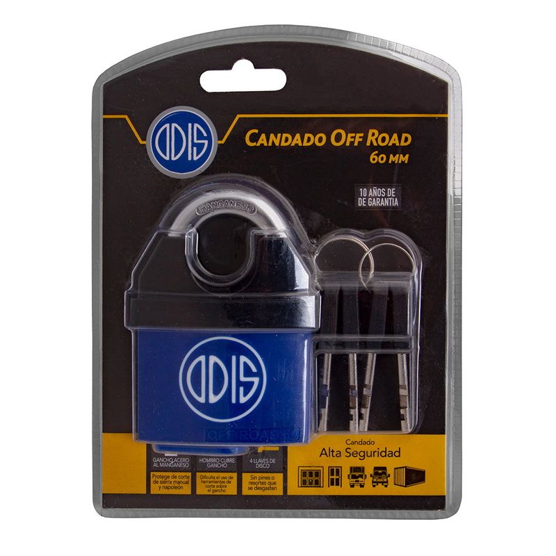 Candado alta Seguridad 60Mm Off Road Odis-1770913857807