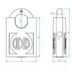 Candado 50Mm Bce.Forj.Premium Mod 550 Odis-1770914240889