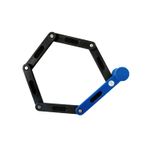 Candado Bicicleta Plegable Llave Mapa K1200P Odis-1770915011033