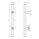 Manilla Para Mueble Acero Inoxidable  9680 25X 200Mm Odis-1770915618047