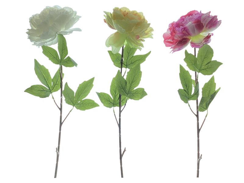 Flor Artificial Rosa Colores 56Cm Decore-1771004038707