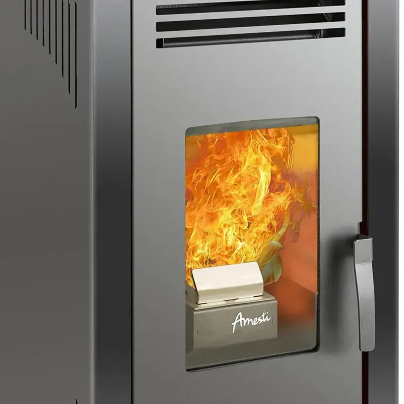 Estufa A Pellet Amesti Italy 8100 Negra Satinada-1771269812517