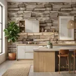 Papel Mural Autoadhesivo Ladrillo Gris 45X200Cm-1773177354165