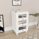 Carro Organizador Maquillaje Blanco 3 Puerta Con Ruedas Tecnomobili-1773247827356