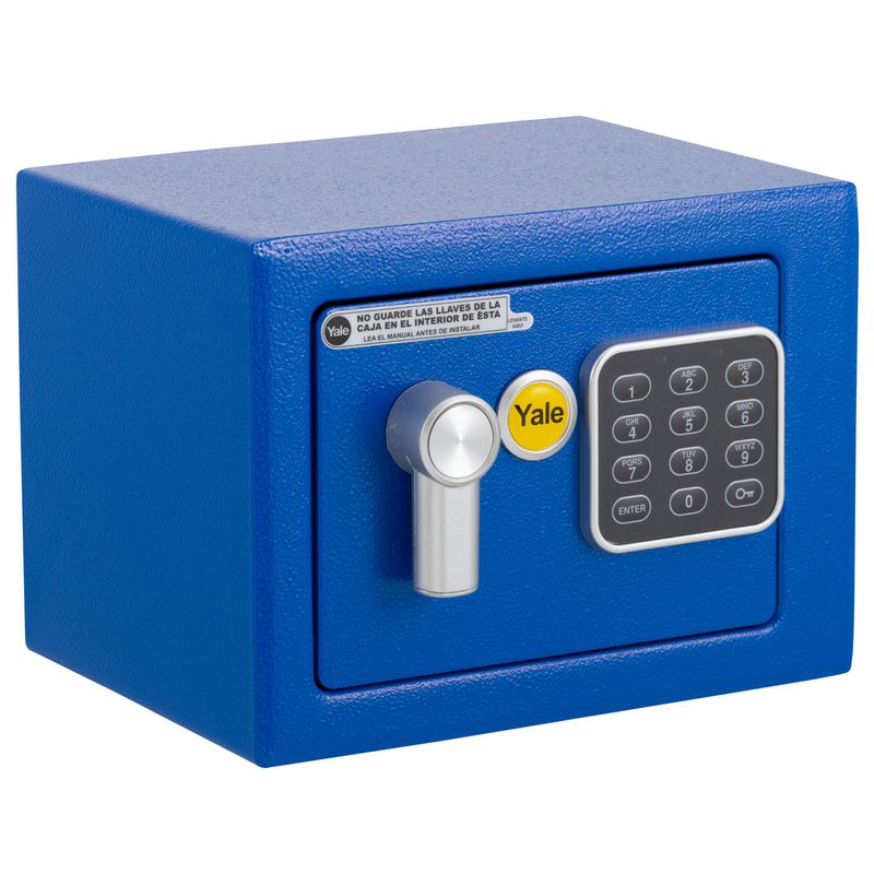 Caja De Seguridad 4.2Lt Elect.S/Visor Azul Yale-1773325605543