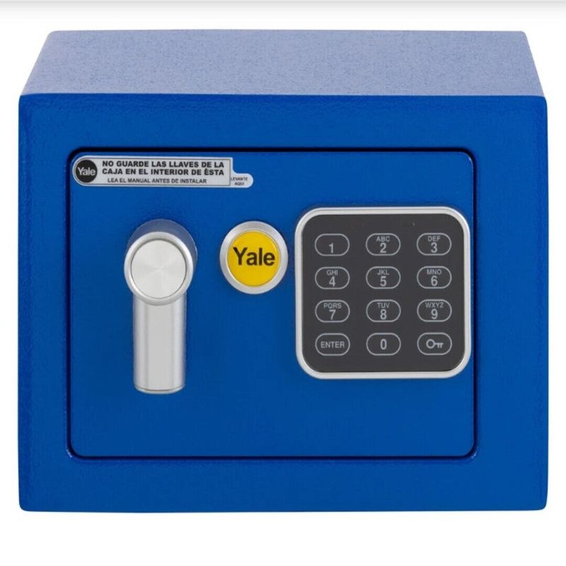 Caja De Seguridad 4.2Lt Elect.S/Visor Azul Yale-1773325560848