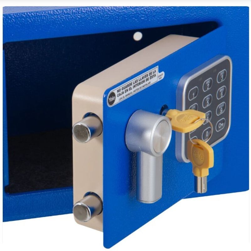 Caja De Seguridad 4.2Lt Elect.S/Visor Azul Yale-1773325615070