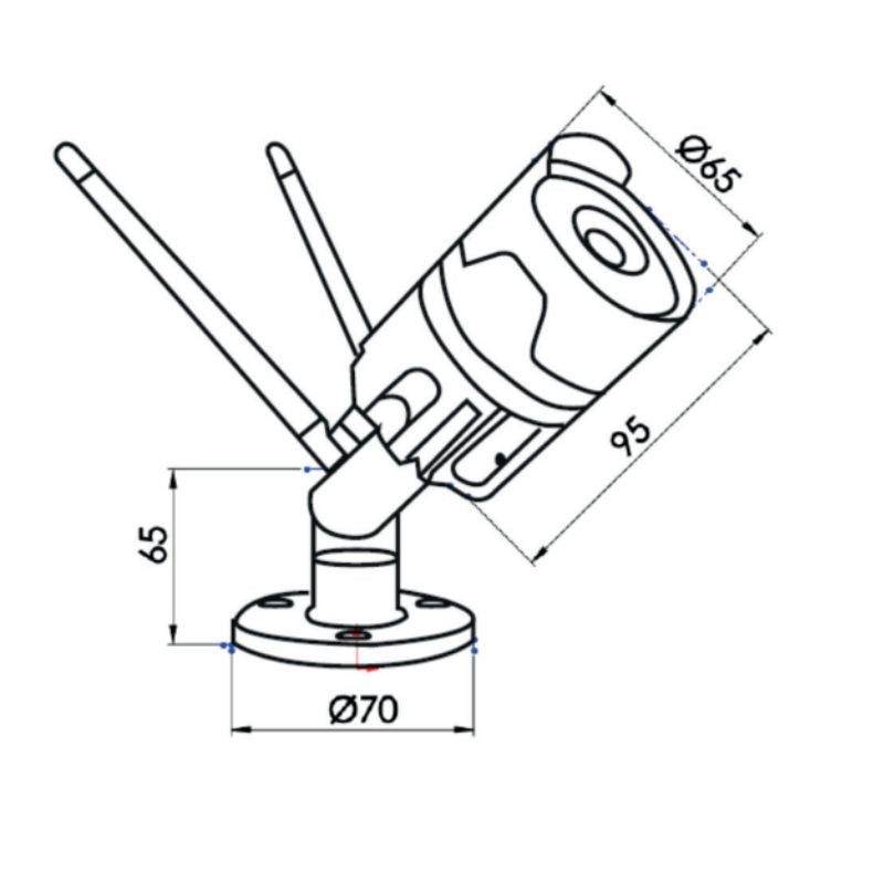 Camara de seguridad  WiFi Bullet Yale-1773329605298
