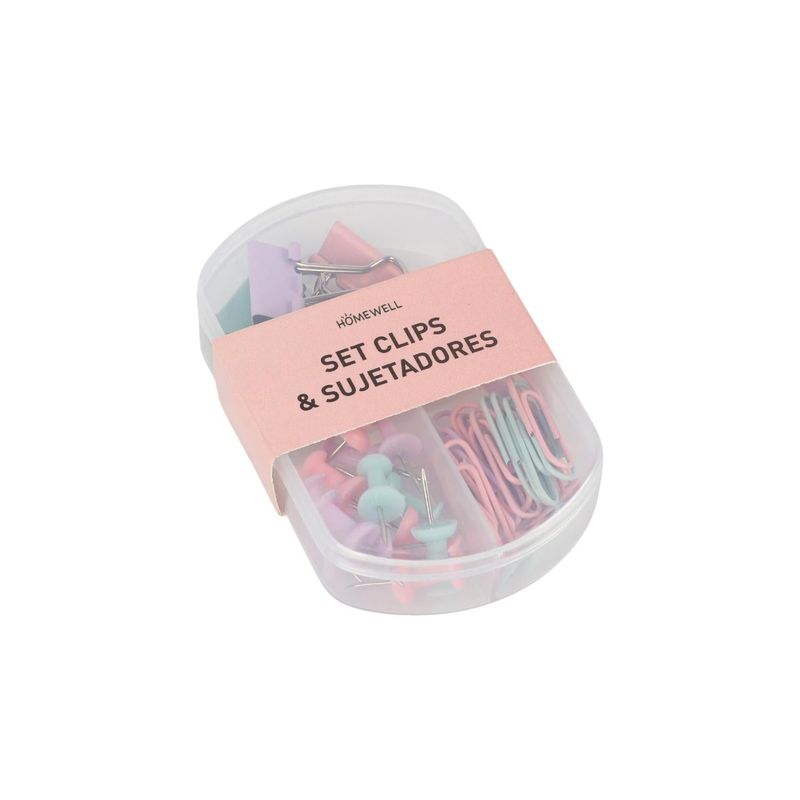 Clip Metalicos Y Sujetadores Color Pastel Homewell-1774554666366