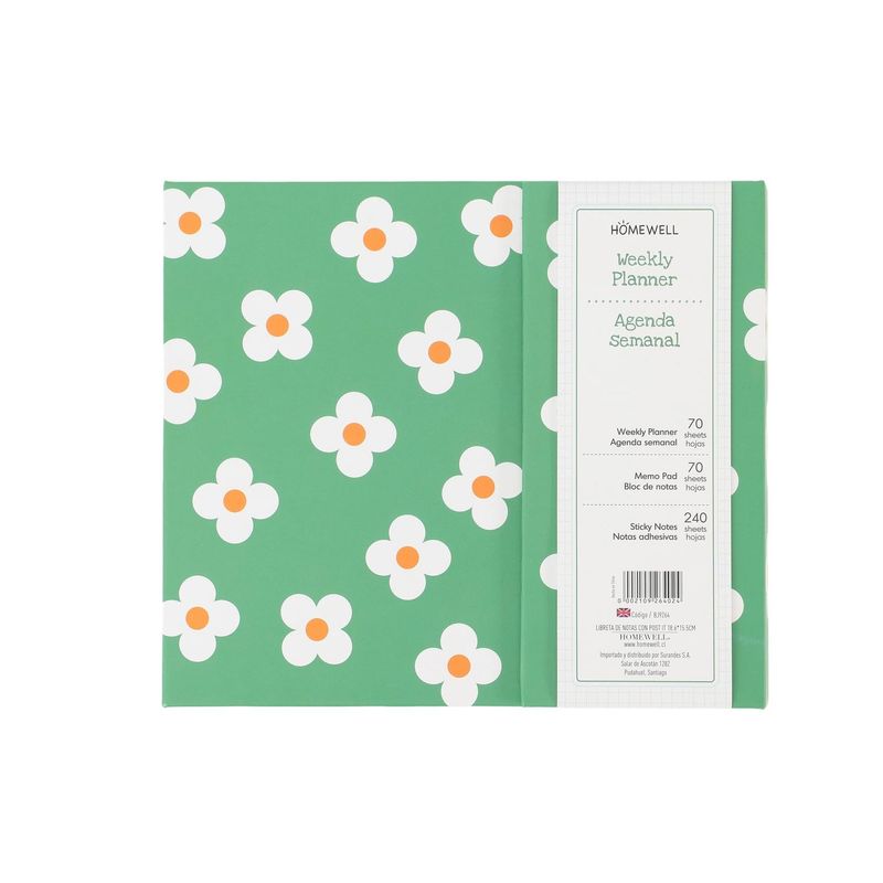 Libreta De Notas Semanal Con Post It Homewell-1774554721566