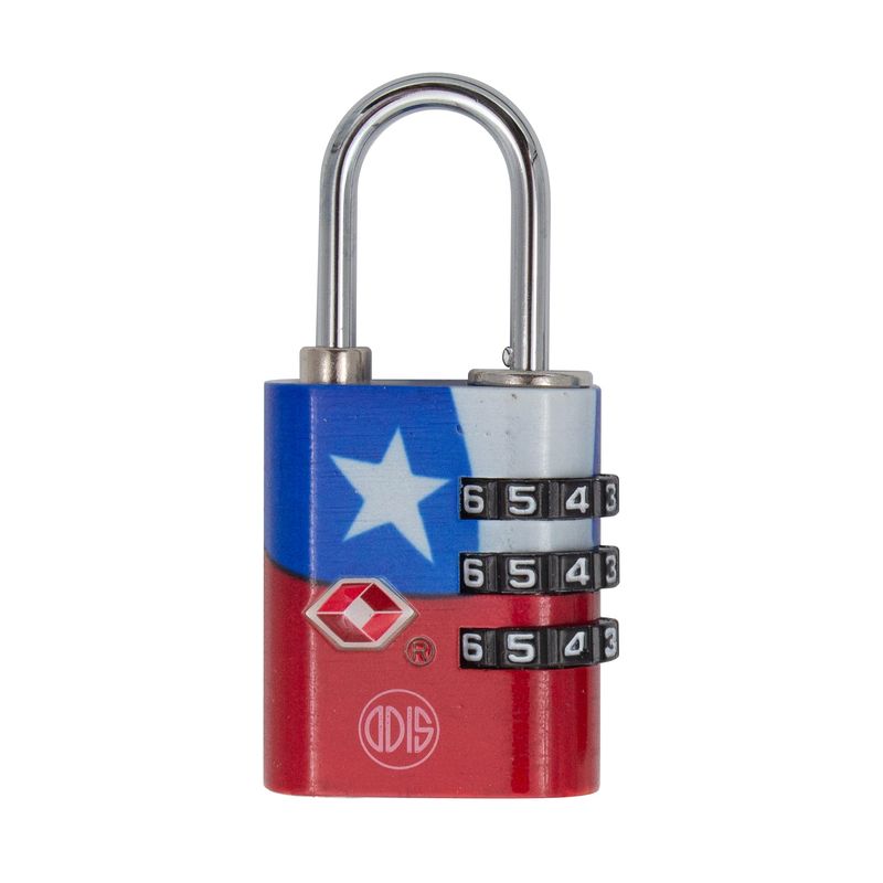 Candado 30Mm Tsa Maleta De Viaje Bandera Chile Odis-1774557793984